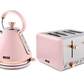 Tower Cavaletto Pink/Rose Gold Kettle & 4 Slice Toaster Combo