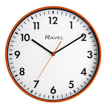 Ravel 30cm White Dial Wall Clock R.WC.30 Available Multiple Colour