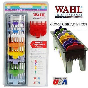 Wahl Colour Coded Plastic Comb Attachments for Standard Multi Cut Clippers