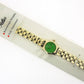 Reflex Ladies Metal Analogue Green Dial & Yellow Tone Metal Bracelet Strap Watch LB106 - Needs Battery