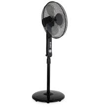 BLACK+DECKER BXFP51004GB 16 Inch Pedestal Fan, 3 Speed Settings, 80 degree Oscillation, 2 Hour Timer, Black