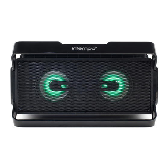 Intempo LED Bluetooth Boombox Speaker