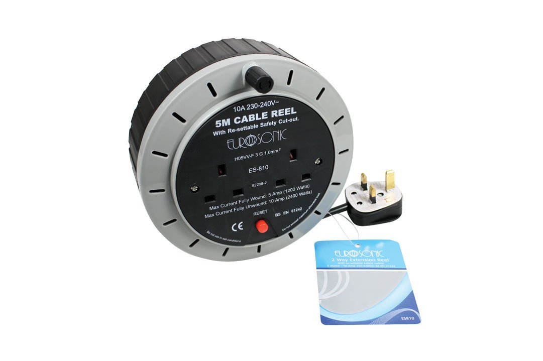 Eurosonic 5m 2-Way Extension Reel