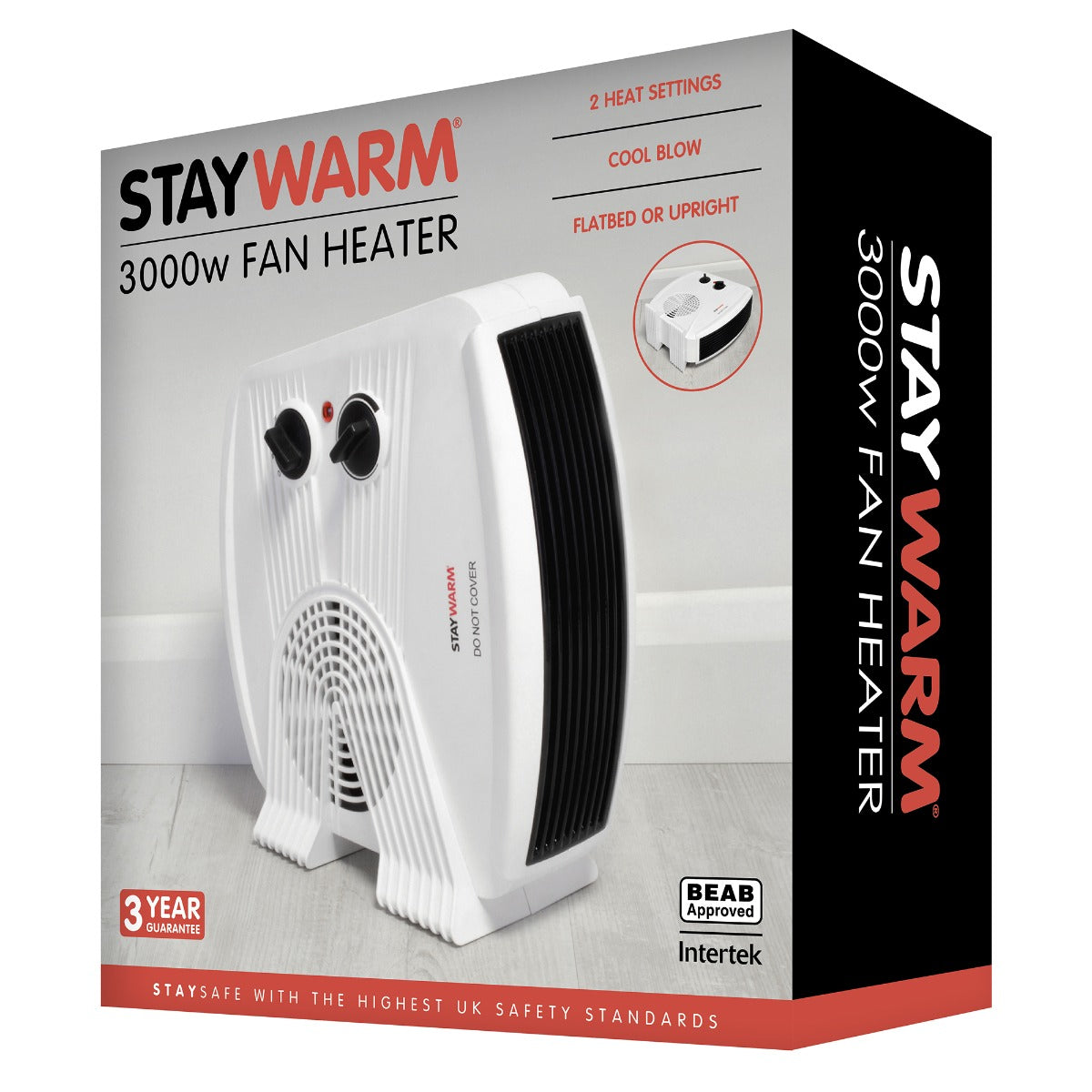 StayWarm 3kw Upright & Flatbed Heater