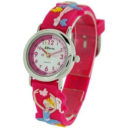 Ravel Children Girls & Boys 3D Cartoon Time Teacher Watch Available Multicolour & Design Strap R1513