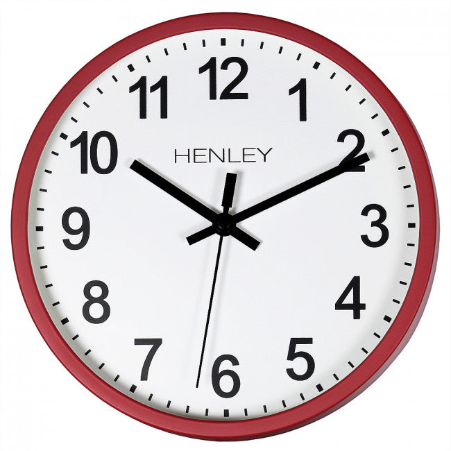 Henley 25cm Kitchen Wall Clock - Ivory/Blue/Grey HCW007