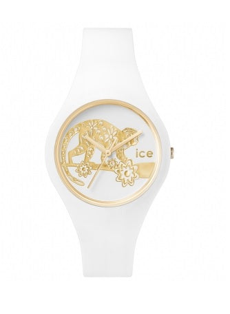 ice-Chinese ice watch Gents 38mm case White Leather strap ICE.CNY.TR.S.S.16