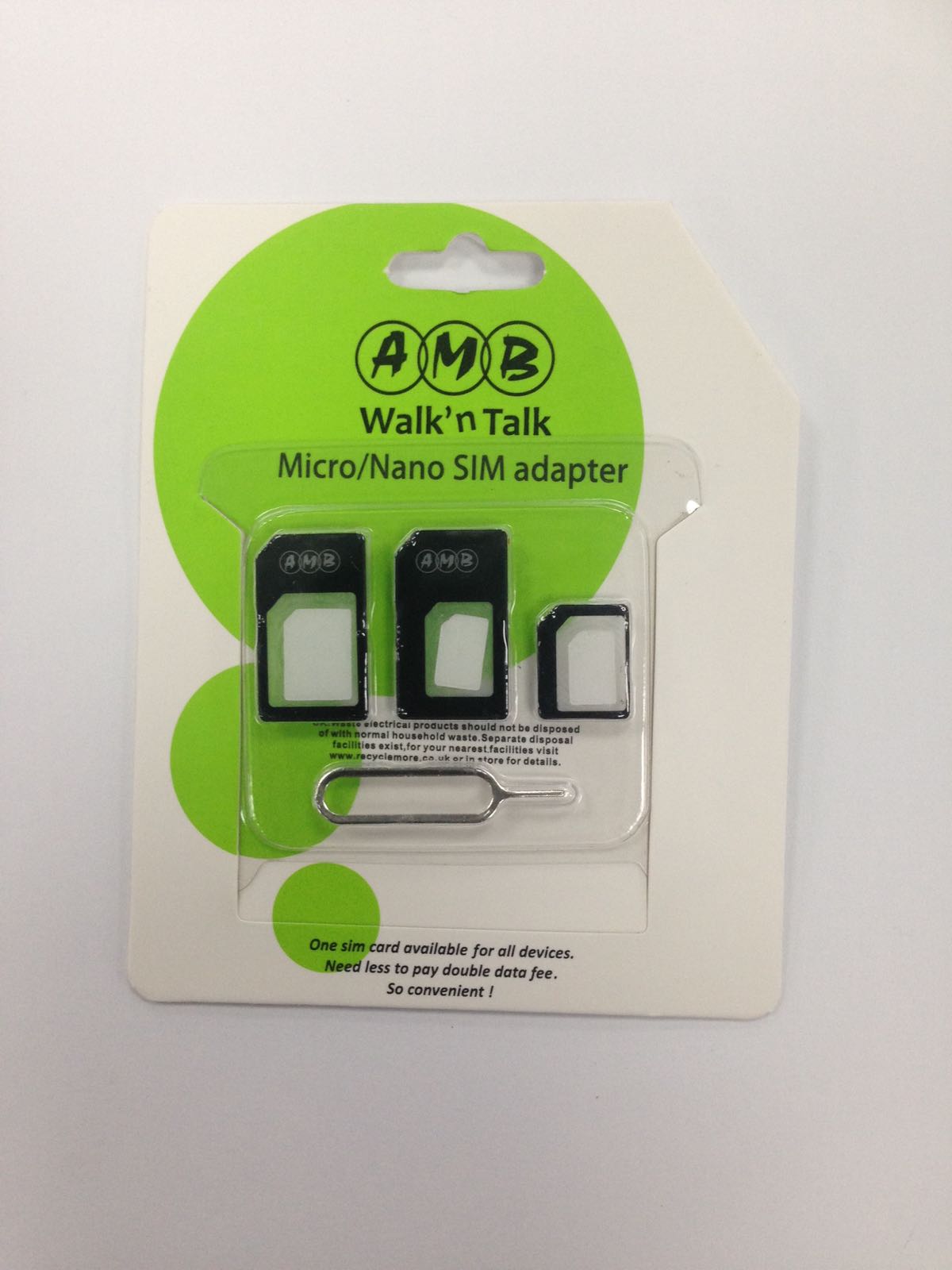 Micro / Nano Sim Adapter in all sizes