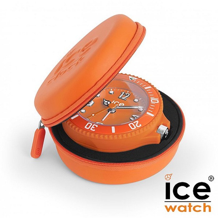 Ice-Clock 90 mm Travel Alarm Clock Orange ITAF.OE