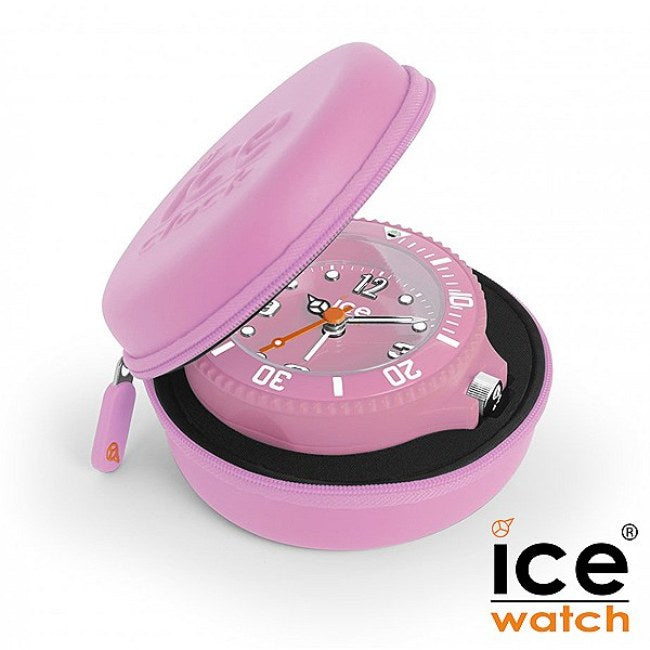 Ice-Clock 90 mm Travel Alarm Clock Pink ITAF.PK