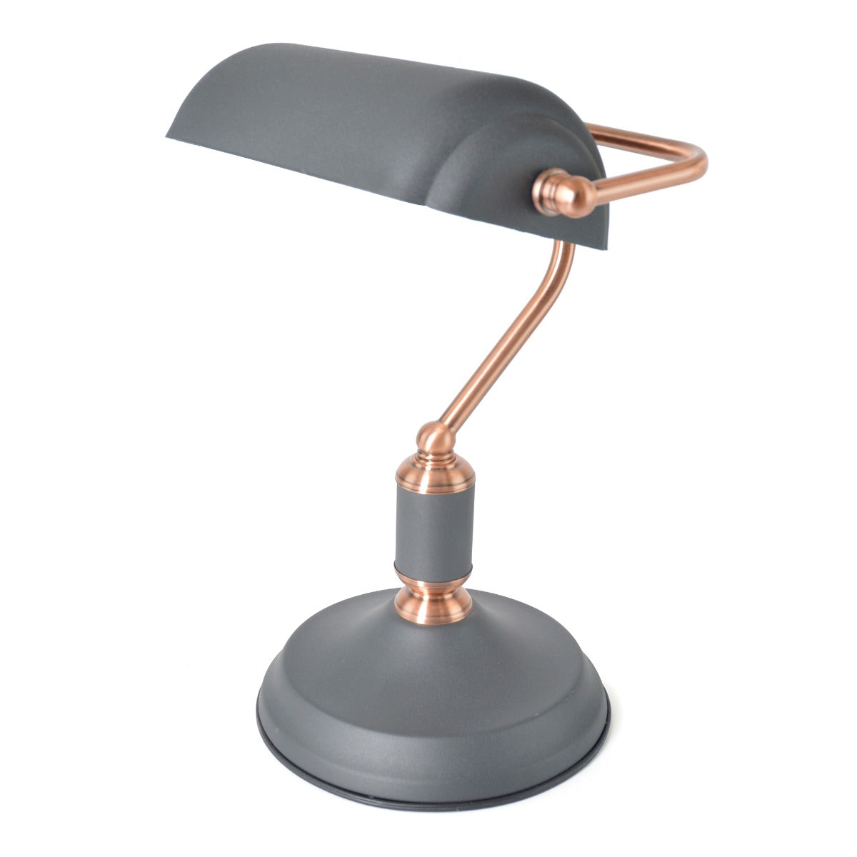 35w 'Emperor' Bankers Lamp - Black / Copper