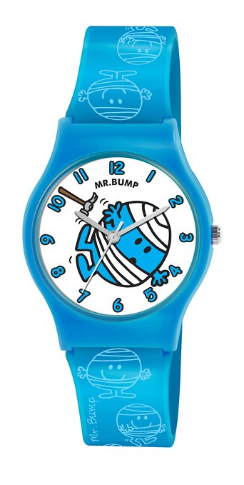 Mr Mens And Little Miss Girl's Blue Pu Strap Watch Lm0005