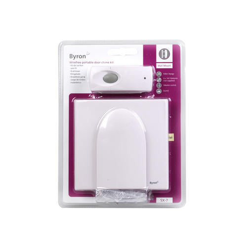 Byron SX7 Wirefree portable door chime kit.