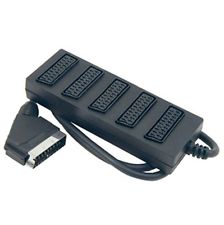 Scart plug to 5 Scart Socket Adaptor