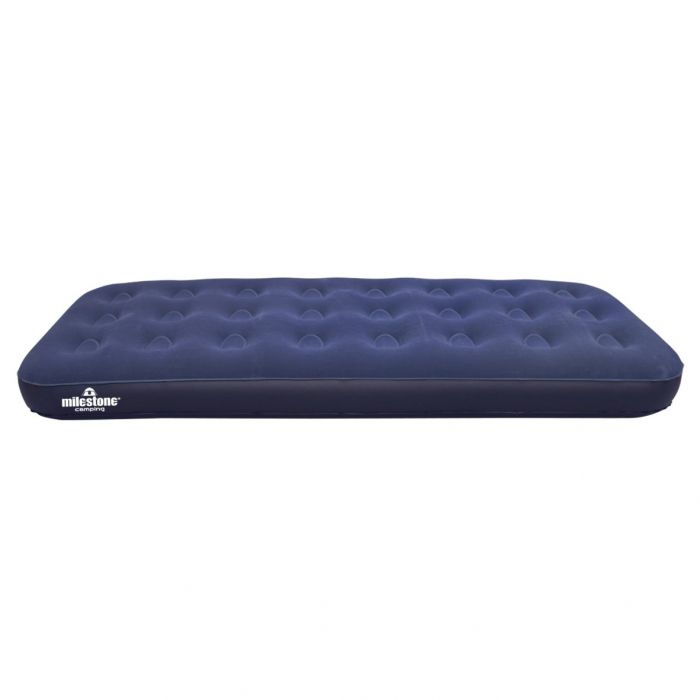 Single Flocked Airbed 191 x 73 x 22cm