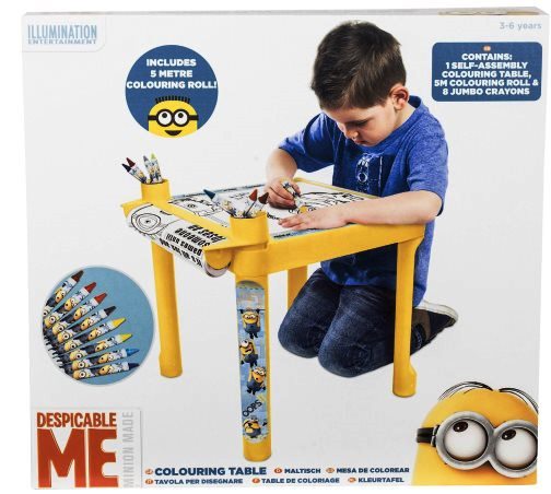 Despicable Me Minion Made Colouring roll with Table MIN-4064