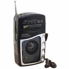 Entertainer  2 Band DC Portable Radio With Earphones