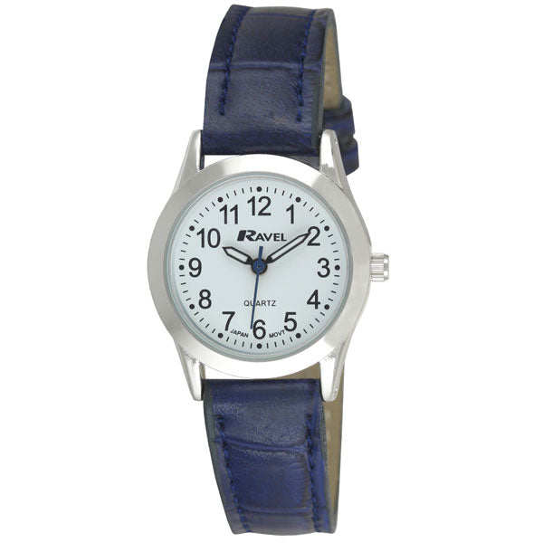 Ravel Ladies Classic Brown/Black/Blue/Red Leather Strap Watch R0130L