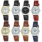 Ravel Ladies Classic Brown/Black/Blue/Red Leather Strap Watch R0130L