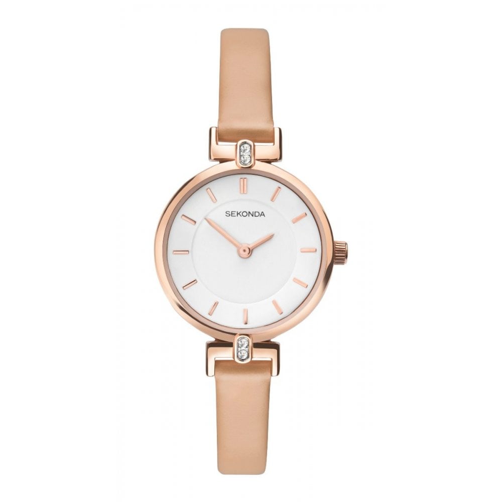 Sekonda Ladies Fashion Designer Dress Leather Strap Watch 2647