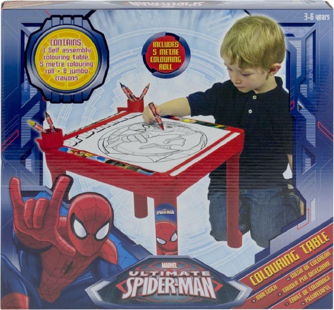 Ultimate Spiderman Colouring Table SPMU-S13-4064