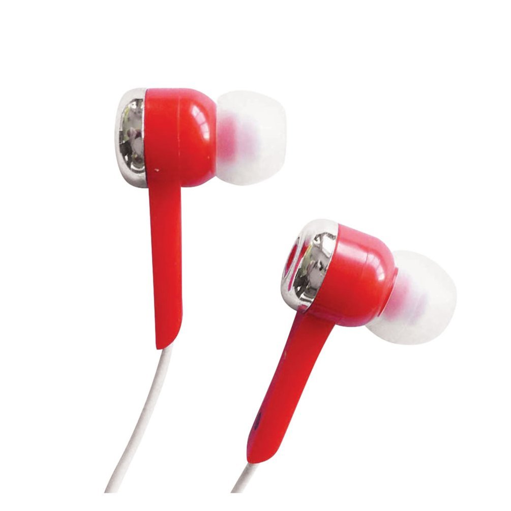 SoundLAB Black Isolation In-Ear Stereo Earphones  Red G141AR