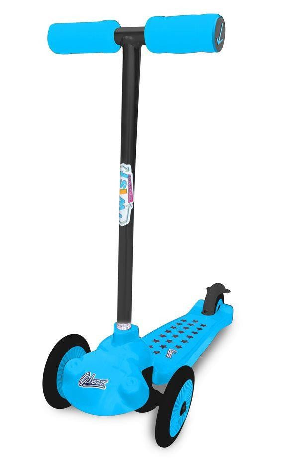 Ozbozz Trail Twister Junior Push Scooter for Boys Outdoor Activity Game Blue/Black SV10290