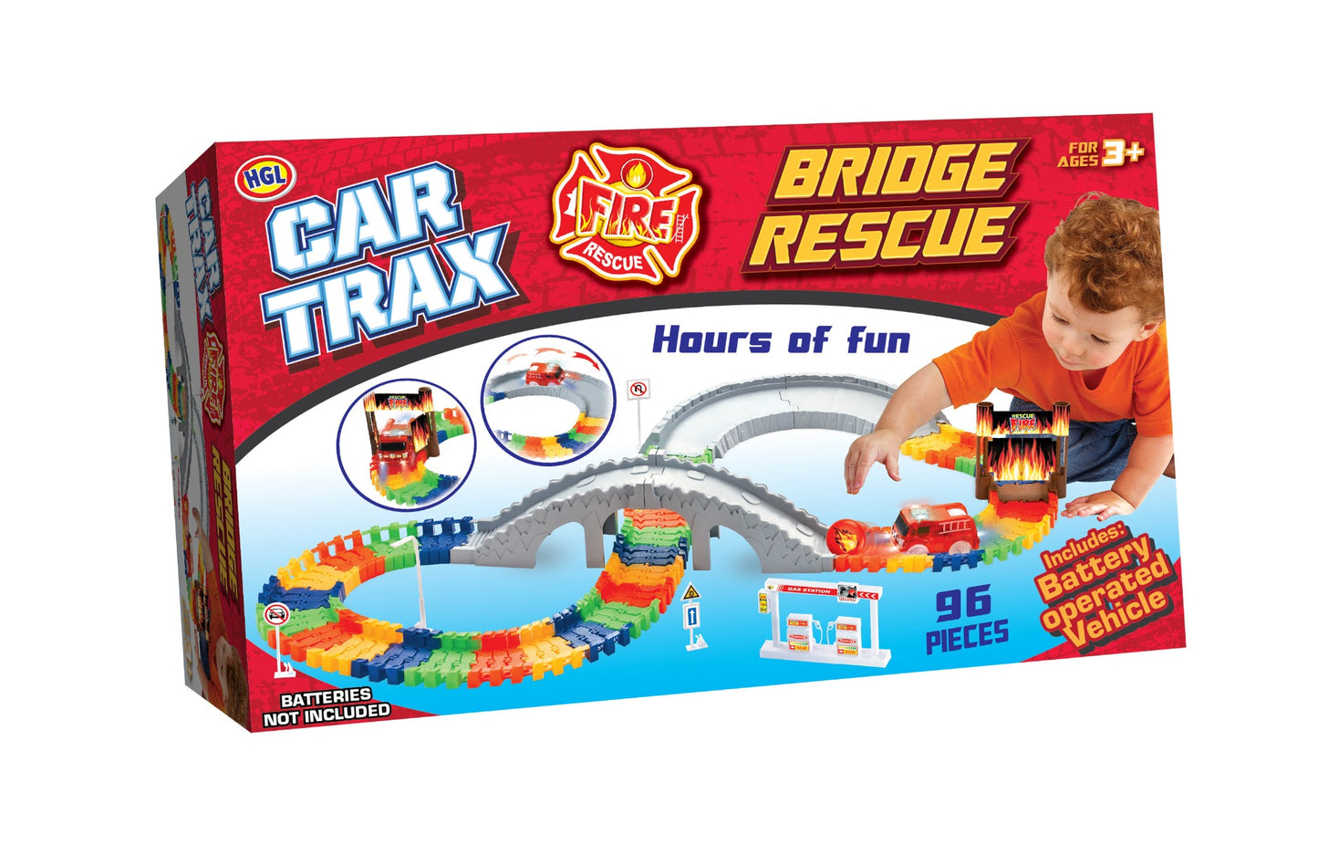 96cs Car Trax "Bridge Rescue"