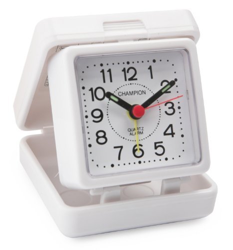 Champion Folding Basic Travel Alarm Clock TR50W