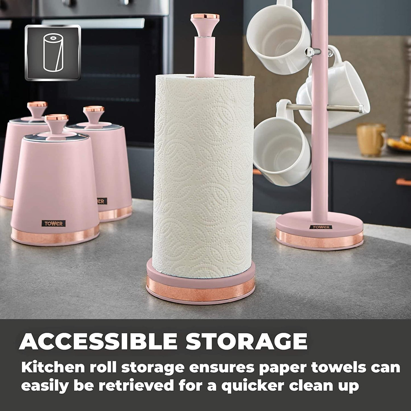 Tower Cavaletto Towel Pole Pink