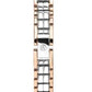 Accurist Women's White mother of pearl Dial with Two tone stainless steel bracelet Watch 8302