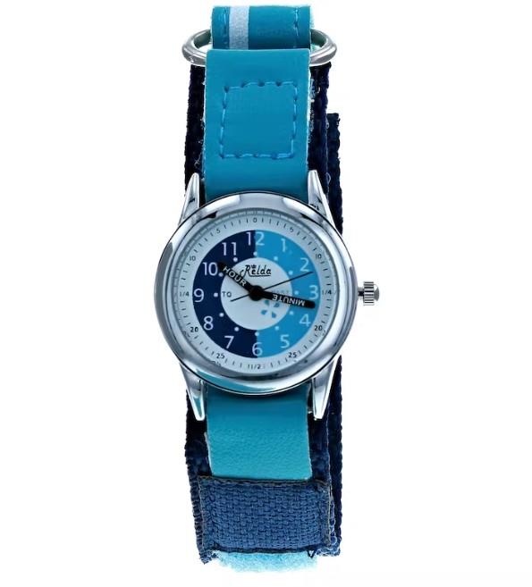 Relda Boys & Girls Time Teacher Analogue Nylon Strap Watch REL1 Available Multiple Colour NEEDS BATTERY