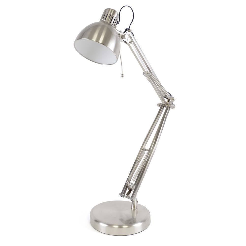 Lloytron 5w LED 'Aeon' Reading Desk Lamp - Brushed Steel L1520BCR