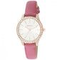 Henley Women's Fashion Petite Stones Multiple Colour Available Leather Strap Watch H06143