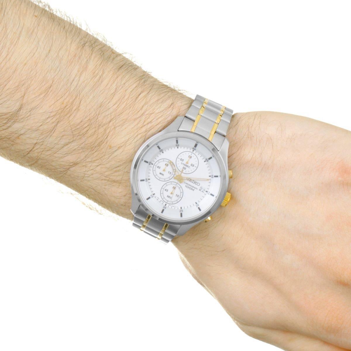 Seiko Mens Chronograph Fashion Stainless Steel Bracelet Watch Sks541p1