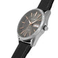 Accurist Mens Day/date Black Dial With Leather Strap Watch 7333
