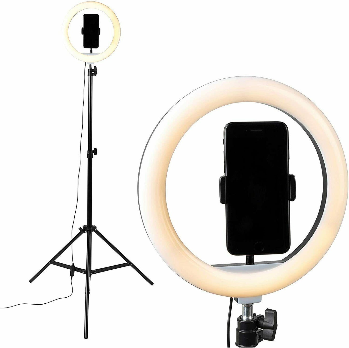 Intempo 26cm ,3 Light Modes Standing Selfie Light Ring EE5976BLKSTKEU