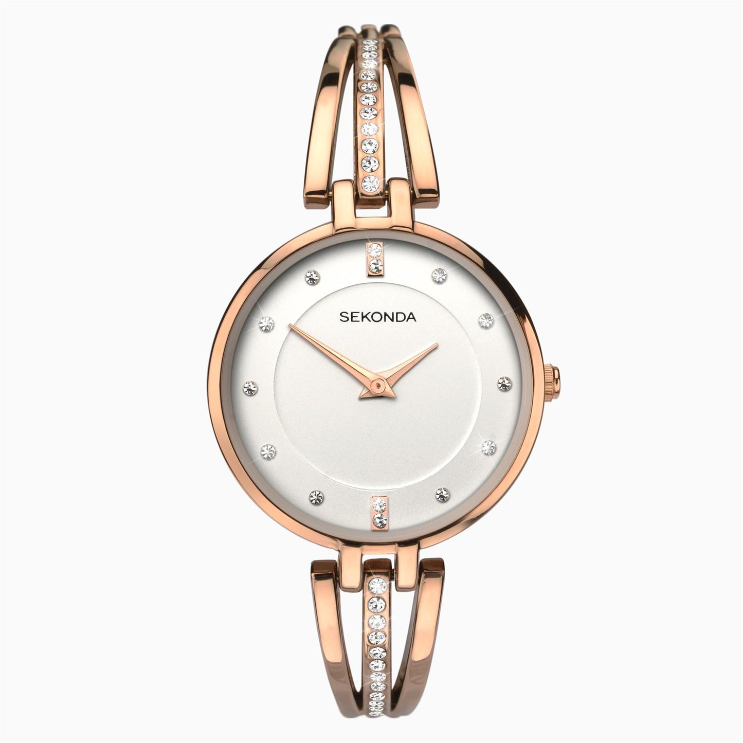 Sekonda Ladies Fashion Classic Rose Gold Bracelet Watch 2468