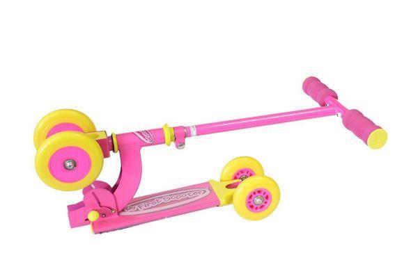 Ozbozz My First Folding Push Scooter Pink Outdoor Game for Girls SV12317