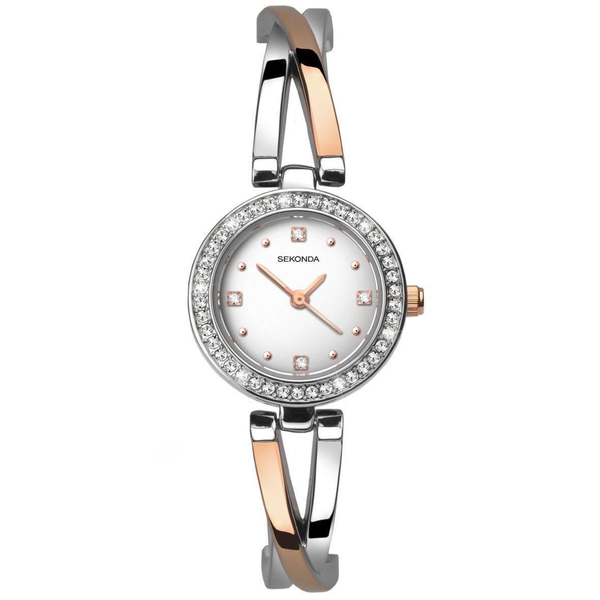 Sekonda Ladies Fashion Bling Bangle Bracelet Watch 2538