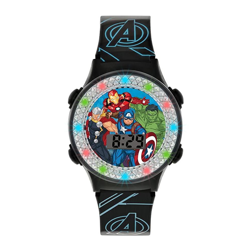 MARVEL Avengers Boy's Digital Quartz Watch with Resin Strap AVG4607