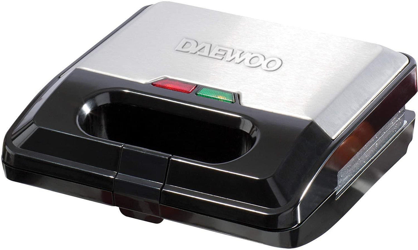 Daewoo 3-in-1 Snack Maker, Sandwich, Waffle & Panini Press- SDA1562