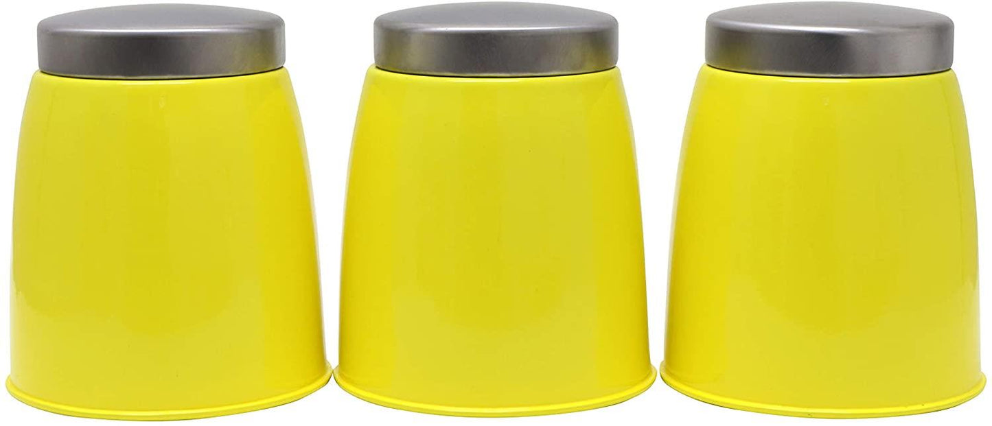 Soho Set of  Three Canisters - Yellow KAS1723