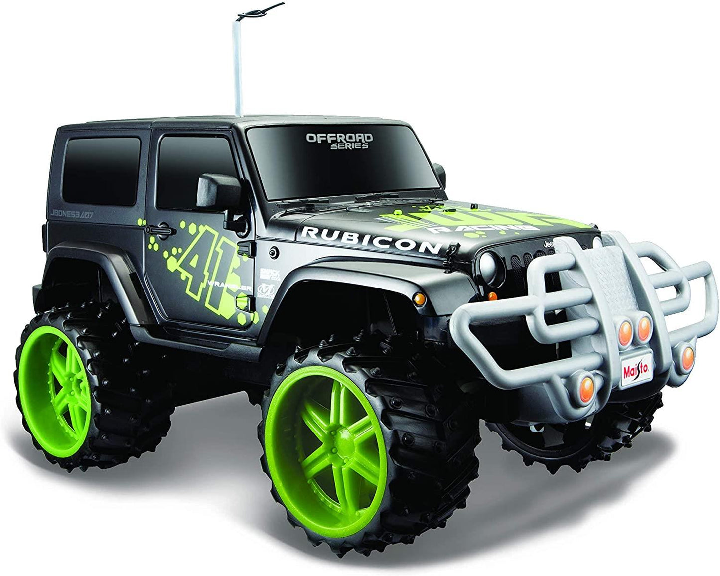 Maisto 1:16 RC Jeep Wrangler Rubicon Black/Green - 82069