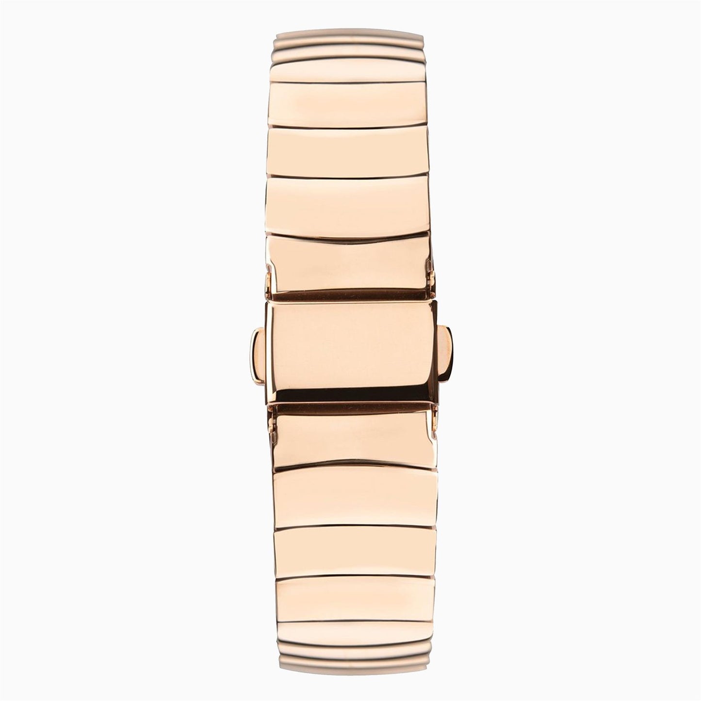 Seksy Rocks® Ladies Watch | Rose Gold Case & Brass Bracelet With Grey Dial | 2746