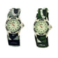 Relda Boys & girls Nite-Glo Luminous Dial Camouflage Army Easy Fasten Watch Available Multiple Colour NEEDS BATTERY