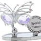 Crystocraft Special Nanna Swarovski Elements Butterfly Plaque