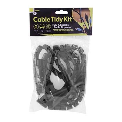 Benross Cable Tidy Kit - Black (Carton of 48)