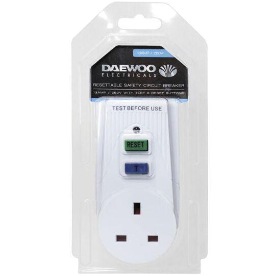 Daewoo RCD Adaptor Circuit Breaker- White