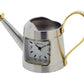 Miniature Clock Gold Plated Watering Can Solid Brass IMP1010 - CLEARANCE NEEDS RE-BATTERY